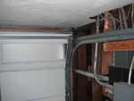 Check out how he cut the studs in the wall to get the tracks to fit!