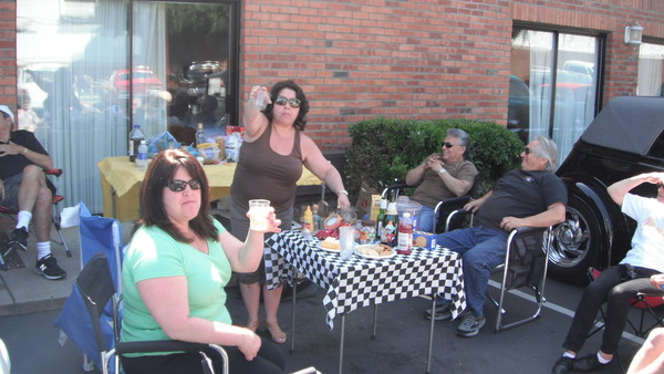 We made and now time to relax with a few adult beverages.