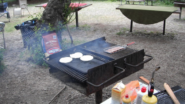 Gotta start the grilling right away!