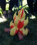 We set up the campfire too!