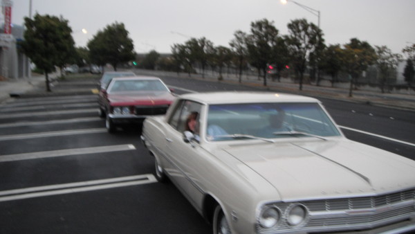 The rest of the party shows up and it's time to hit the road!