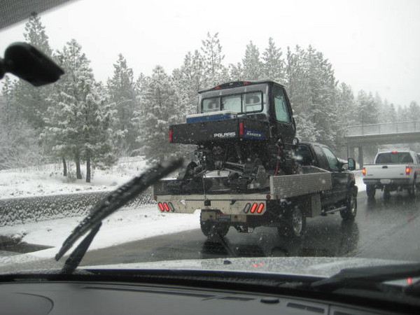 You know things will get bad when you see stuff like this on the way up.