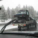 You know things will get bad when you see stuff like this on the way up.