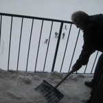 Time to shovel the deck.