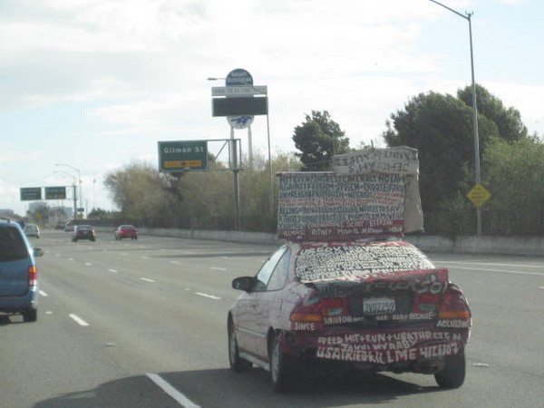 Just a crazy car we saw on the way home.