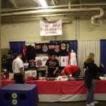 Even the Hells Angels have a T-shirt vending booth. What has the world become, i tell ya!