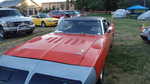Mopar Alley's own Debi shows up with her Superbird.