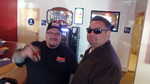Couple of trouble makers drinking boiler makers!
