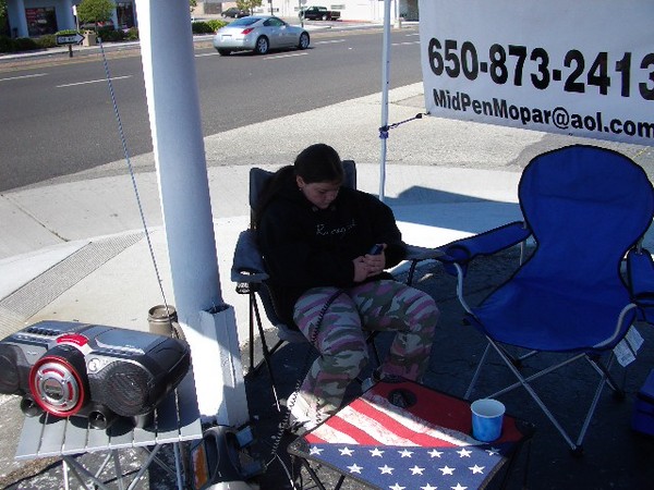 Deanna is minding the MPM tent.