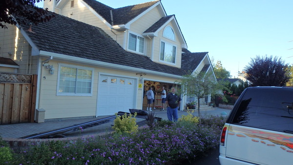 Meeting at Rich and Joyce's home before we hit the road.