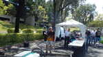 Getting ready for the Friday night pre-show bbq.
