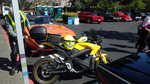 My brother shows up with his electric ZERO cycle.