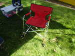 Sitting on a hill, you have to have something to hold you in place!