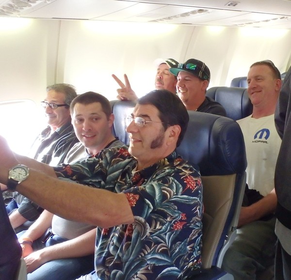 Yea we made a "Ruckus" on the plane.