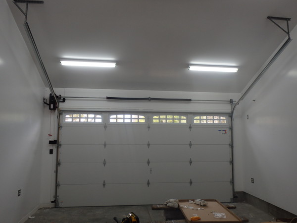 Roof Pitch garage door install 001