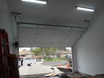 Roof Pitch garage door install 004