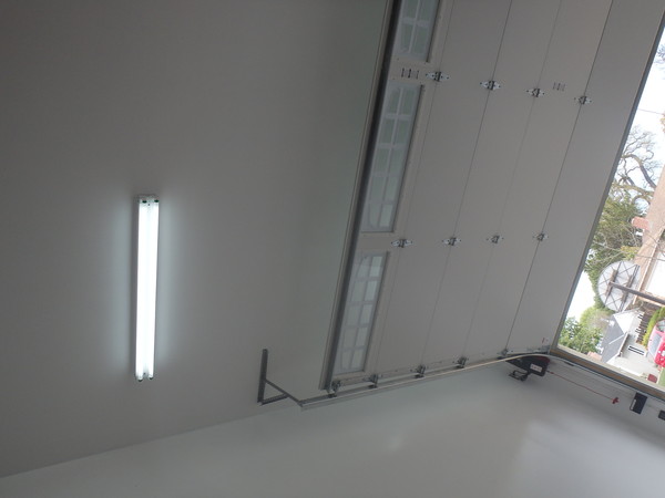 Roof Pitch garage door install 007