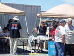 The club volunteers working hard!