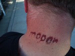Stu gets a tattoo!