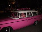 Miss Pinky wins for most unique car.
