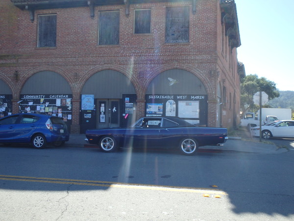 Quick photo at Point Reyes Station.