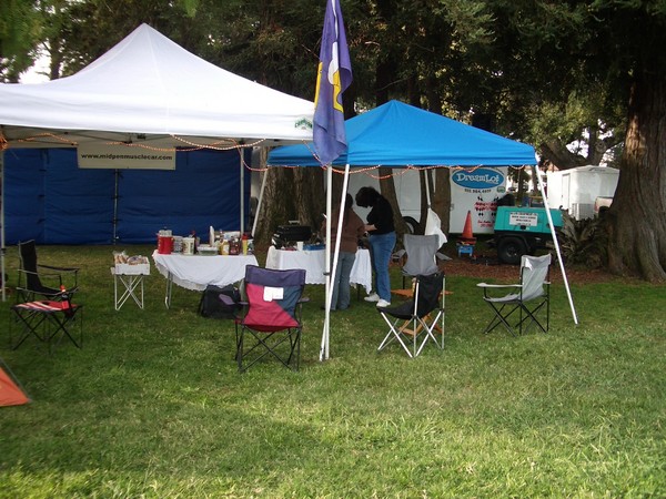 Saturday night's set up BBQ was a big hit.