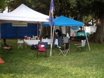 Saturday night's set up BBQ was a big hit.