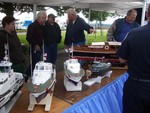 There was a lot of model ships on display.