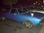 Joann's latest hot rod is a 327, 4-speed, Chevy elCamino.