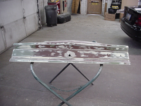 Trunk Lid. Fixing a little ding.