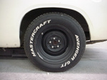Wheel-Well Left Rear. White is high-fill primer. Trim is removed. No rust!