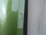 Color test panel in sun on front porch. Mopar!
January 21st, 2004.
