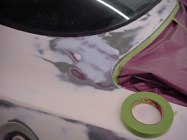 Factory Leading, Left Rear Seam.