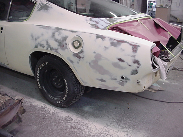Quarter Panel, Driver's side.
Almost perfectly smooth now.