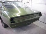 Rear, Painted. 
Views show how light changes the color.
Lots of poly on there!