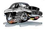 Hollywood's 'Cuda. You can one made of your car too. Just email the artist himself at bruceanliker@yahoo.com