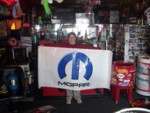 The long awaited Moparts flag begins it's journey