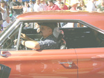 Gil drives to the winner's circle