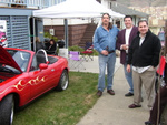 A few of the MPMers admiring the Mazda from Hell!