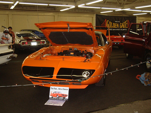 Joann's 70 Superbird at the Cow Palalce show 2004