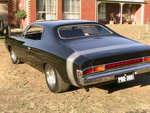 1972 Austrailian Chrysler Coupe  It`s one of 480 of this body type built, so it`s quite unique. The car has a worked 360, factory floor shift 727 and 323 rear.