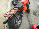 Notice the pull starter on this bike