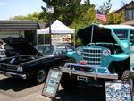 Stu's RR and Bob Brown's Willys at the Car-B-Q