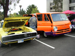 What a cool Dodge Van, and Ricky's Charger is not too bad either!