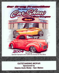 Mike Morrison from the Capitol City Mopar Club of Sacramento, Ca. wins outstanding Mopar.