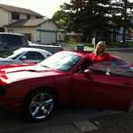 Welcome to the newest Mopar owner in the MPM car club Kim Schonig Mitchell and her 2010 challenger! Congrats Kim!!