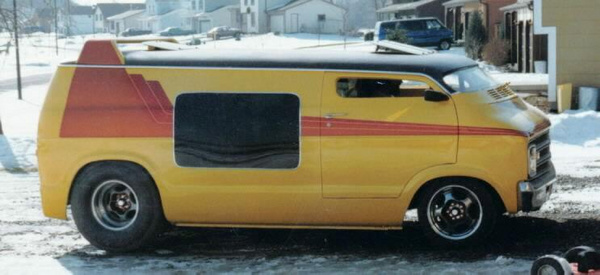 chopped van mid engine hemi