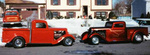 a pair of my old 34 dodge PU's